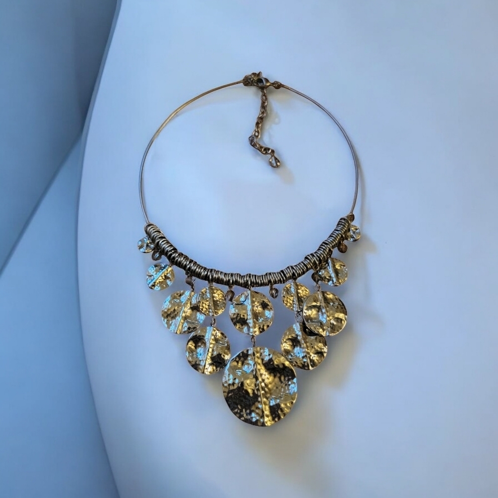 Silver Statement Necklace - image 1